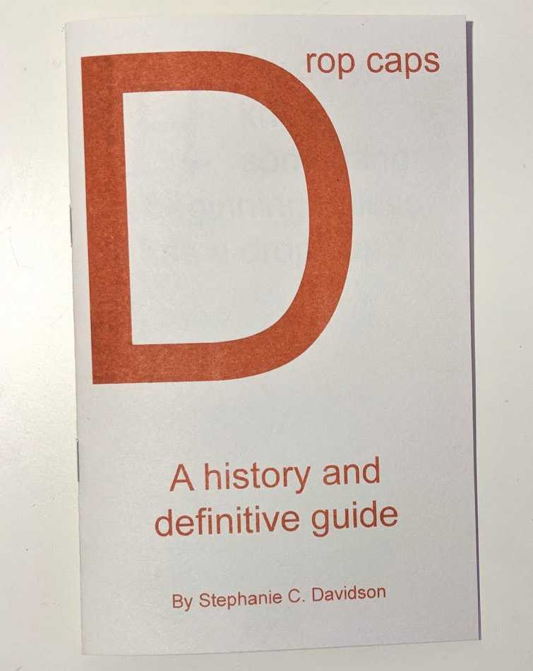 Drop Cap zine